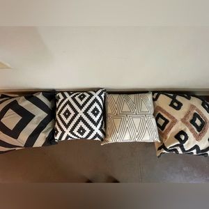 Modern throw pillows
